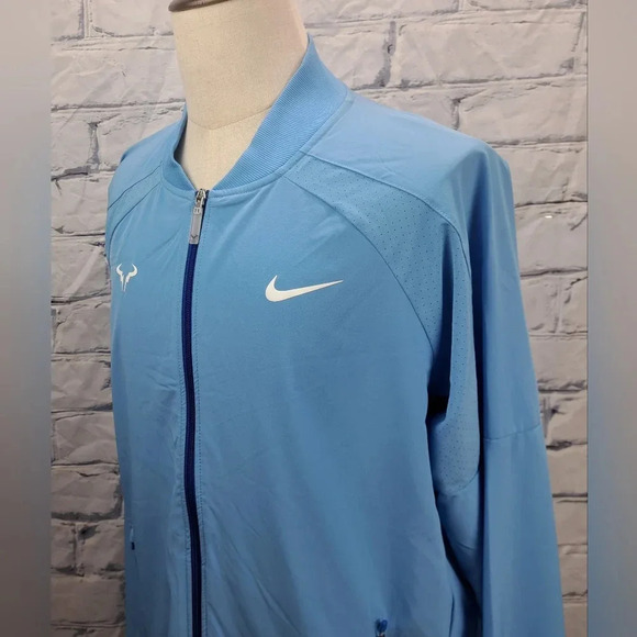 Nike Other - NWT  Nike Rafael Nadal Dri-Fit Tennis Jacket University Blue DV2885-412 Size XL